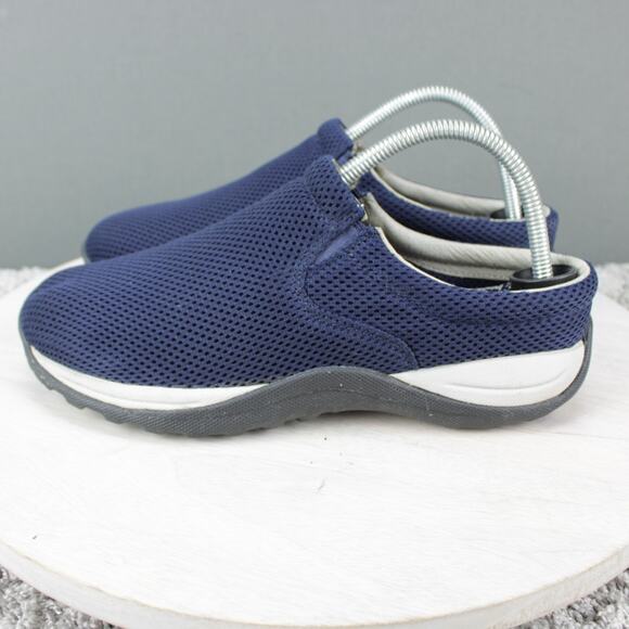 LL Bean Mesh Knit Sneaker Clog Women’s Size 9.5 Wide Blue Breathable Slip‑On - Picture 5 of 8